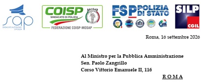 BASTA RISCRIVERE GLI IMPEGNI DEL GOVERNO. SULLA PREVIDENZA DEDICATA ALCUNI SINDACATI DELLA POLIZIA RACCONTANO UN ACCORDO CHE NON È MAI STATO SOTTOSCRITTO